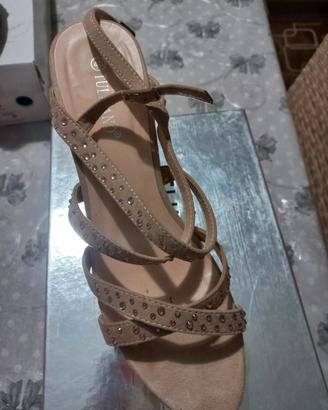  sandali donna colore beige numero 40 