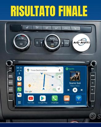 Volkswagen Caddy 8 Pollici Autoradio android 2 din