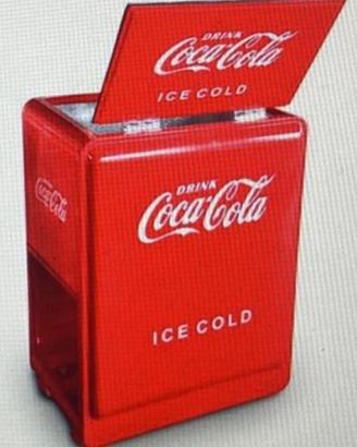 Ghiacciaia coca cola nuova vintage