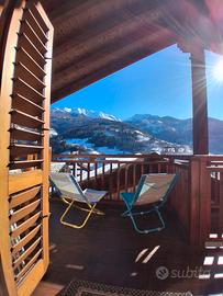 Appartamento con terrazza vista montagne