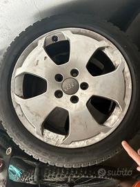 Cerchi originali Audi A4 sport 17”+gomme invernali