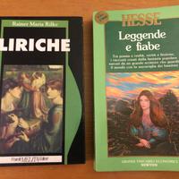 2 libri: Rilke (Liriche), Hesse (Leggende e Fiabe)