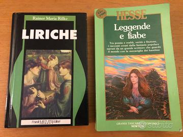 2 libri: Rilke (Liriche), Hesse (Leggende e Fiabe)