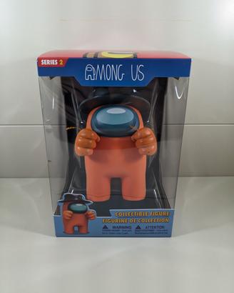 Among Us Action Figure Serie 2 Arancione Cappello