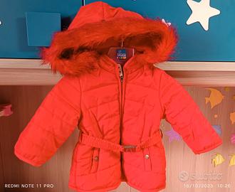 Blauer Kids Giubbino Rosso con Pelliccia per Neonati e Neonate