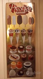 Cartellone gelati prestige Sanson