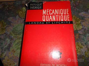 MECANIQUE QUANTIQUE
