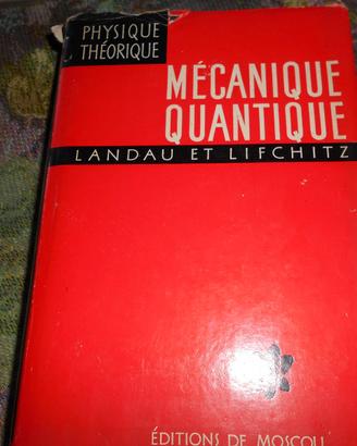 MECANIQUE QUANTIQUE