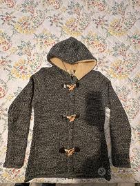 Giacca uomo in maglia con cappuccio