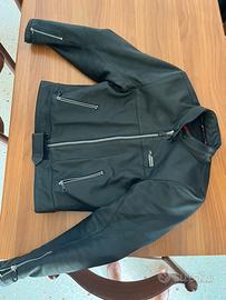 Giubbotto da moto in pelle donna