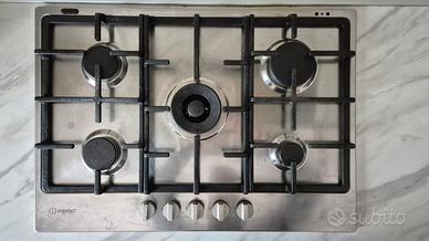 piano cottura indesit 5 fuochi 