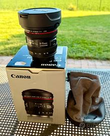 Fisheye zoom 8/15 mm f4L Canon
