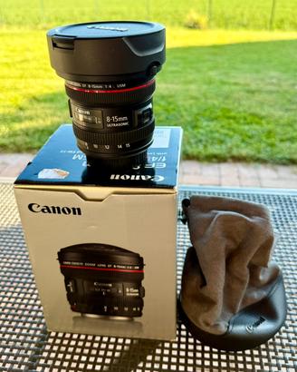 Fisheye zoom 8/15 mm f4L Canon