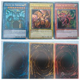 3 carte divinità egizie yu-gi-oh