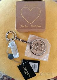 Portachiavi Camomilla in acciaio