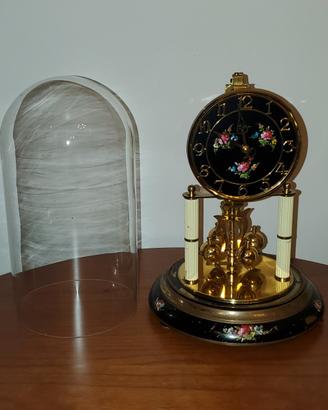 Orologio pendolo anni '50 decorato