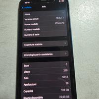 iPhone 12 128Gb +3cover+pellicola+protezione lenti