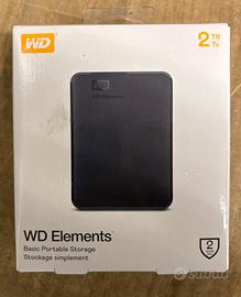 WD Elements Portable HDD Esterno NUOVO