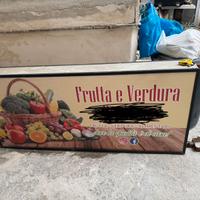 Insegna luminosa frutta e verdura