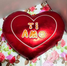 Peluche/Cuscino Cuore Rosso Ti Amo