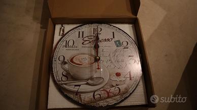 Orologio da parete stile Shabby Chic muro caffè