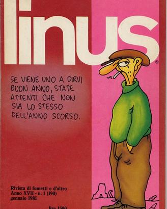 LINUS rivista italiana di fumetti (anni 80_90)