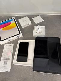 Ipad (A16)128GB + iphone XR 128GB + AirPods
