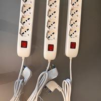Ciabbata mutli presa con interruttore x3