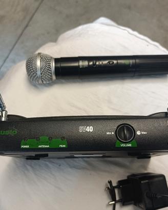 radiomicrofono wi-fi audio SV40 e microfono SV45