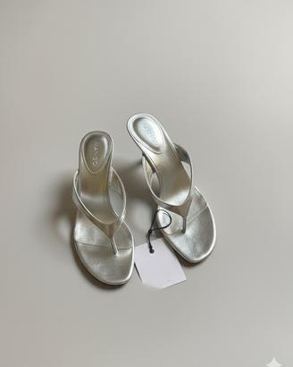 Sandali Infradito con Tacco Mango