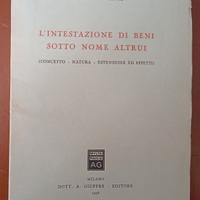 A. Valente - l' intestazione di beni sotto nome a.