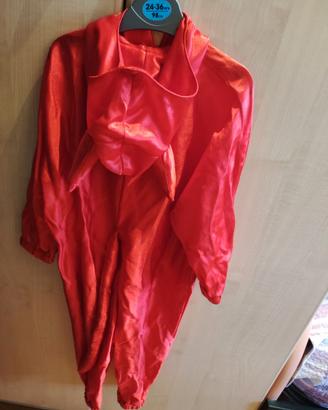 Vestito carnevale diavoletto 4 - 5 anni