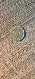 Moneta Antica: 50 Peennig, anno 1989 - Germania