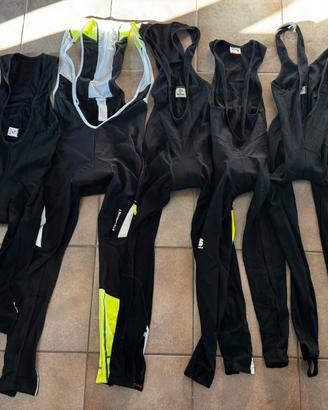Set Salopette ciclismo invernali