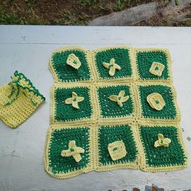 Gioco TRIS fatto a mano elegante