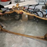 Specchiera oro vintage 260 x 125 cm