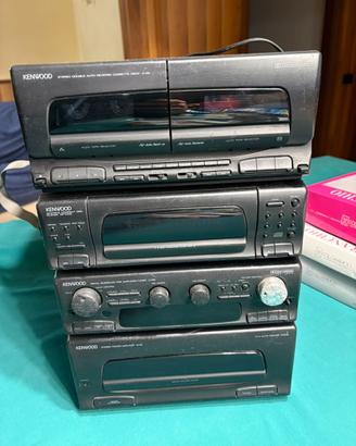 Hi fi stereo Kenwood anni 90 completo