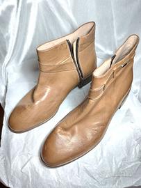 Scarpe tronchetti unisex in pelle Tag.41, Italiane