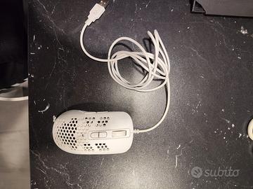 mouse gaming bianco rgb