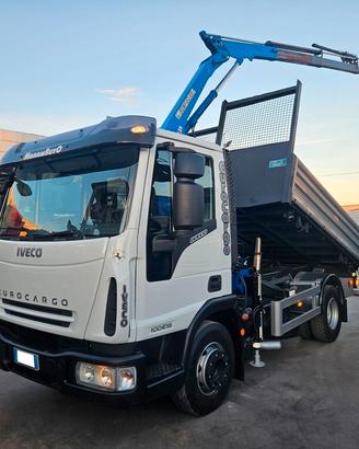 IVECO EUROCARGO 100E18 EURO 5 GRU E RIBALTABILE
