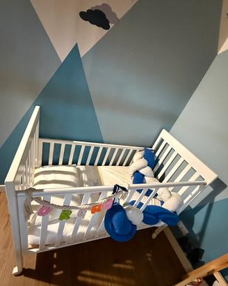 Culla azzurra design