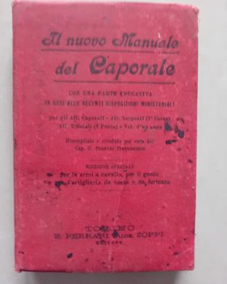 Il nuovo Manuale  del Caporale 1910