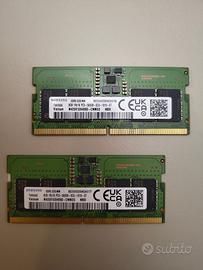 Samsung 16GB (2x8GB) DDR5 5600MHz SODIMM PC5-44800