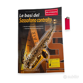 Libro Le Basi Del Sax Contralto + Cd Principianti