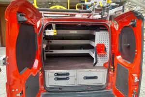 Portasca e cassettiera per Fiorino