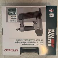 NEU MASTER Chiodatrice Pneumatica - 2 in 1