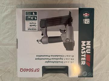 NEU MASTER Chiodatrice Pneumatica - 2 in 1