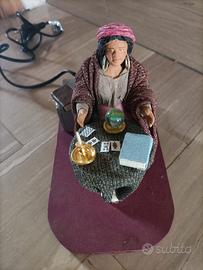 Statua Pastore in movimento presepe napoletano