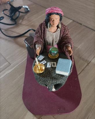 Statua Pastore in movimento presepe napoletano