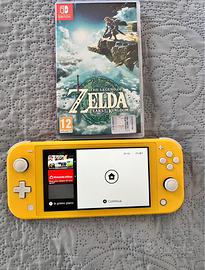 Nintendo switch lite + Zelda tears of the kingdom